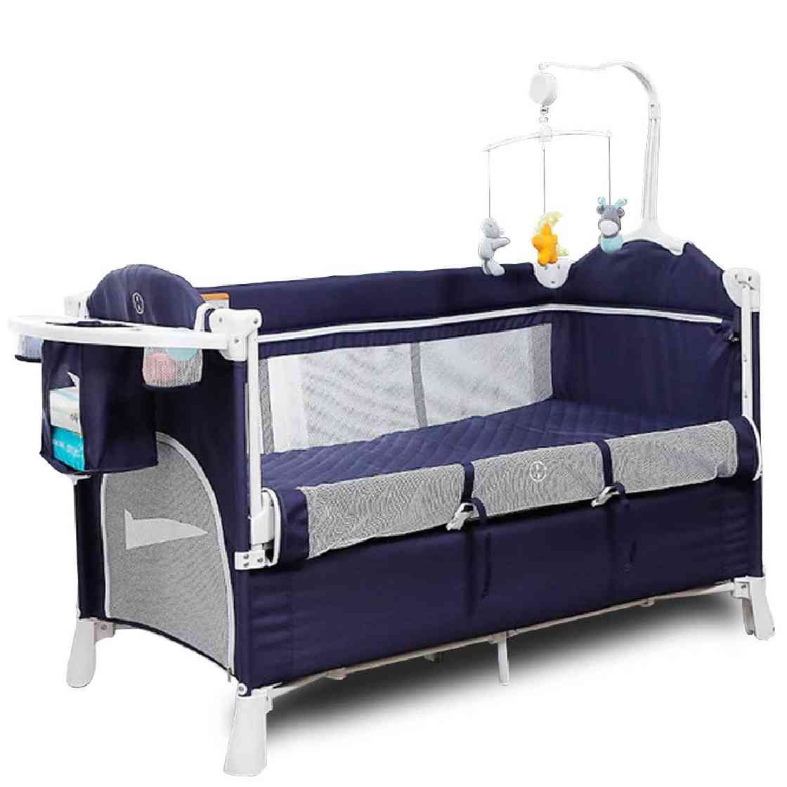 Teknum in Baby Bedside Co Sleeper Bassinet and Playpen wt Rocker
