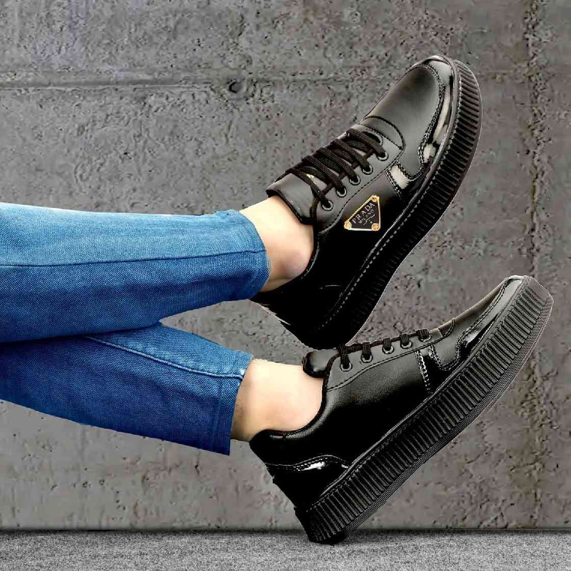 Sneakers Prada Calzature Donna Platform PRADA Silver Chrome